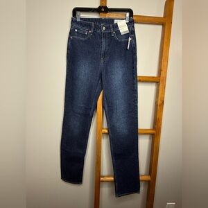 GAP Women's Dark Blue Straight Leg Jeans